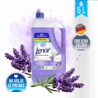 Lenor Mehčalec SIVKA - Lavender Breeze 5L (200 pranj) <div style="color:red"><b>NOVO! NA VOLJO SAMO PRI NAS</b></div>