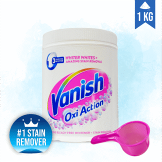 VANISH odstranjevalev madežev WHITE 1kg <div style="color:red"><b>XXL</b></div>