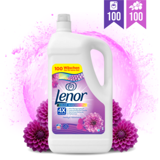 LENOR 2v1 Amethyst Blütentraum COLOR detergent + mehčalec za pranje barvnega perila 5L (100 pranj) <div style="color:red"><b>NA VOLJO SAMO PRI NAS!</b></div>