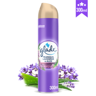 GLADE osvežilec zraka v razpršilki LAVENDER & ALOE (300 ml)