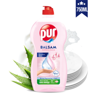 PUR balsam za pomivanje posode HANDS & NAILS 450 ml