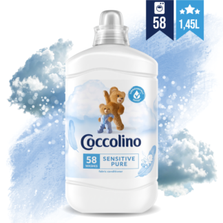 COCCOLINO koncentrirani mehčalec za perilo SENSITIVE PURE 1,5l (58 pranj)