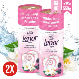 LENOR dišeče perlice JASMINBLÜTE KOMPLET 2x 275g (46 pranj)