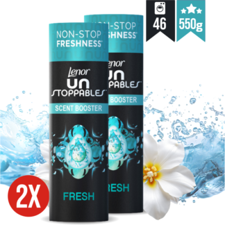 LENOR dišeče perlice UNSTOPPABLES FRESH KOMPLET 2x 320g (50 pranj)