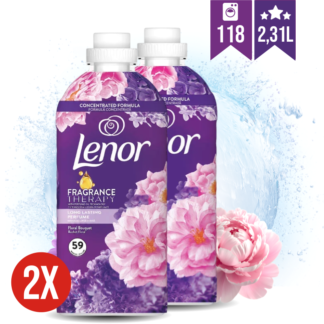 LENOR mehčalec FLORAL DREAM KOMPLET 2x 1,239l (118 pranj)